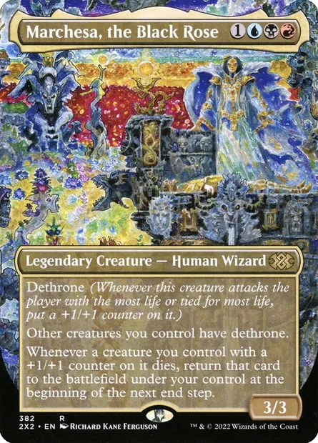 Marchesa, the Black Rose, Magic card 2X2 382 — Double Masters 2022 set