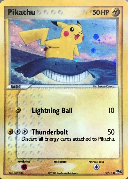 Pikachu, Pokémon card ERR 012 — Pokémon Misprints set