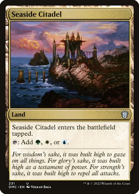 Seaside Citadel, Magic card DMC 231 — Dominaria United Commander set
