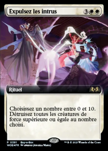 Expulsez les intrus !, carte Magic WOE 381 — extension Wilds of Eldraine
