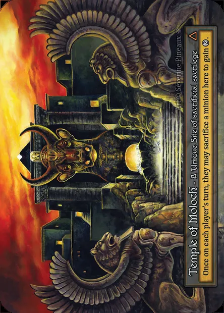 Temple of Moloch, carte Sorcery GOT 432 — extension Gothic