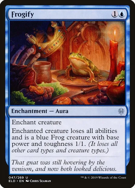 Frogify, Magic card ELD 47 — Throne of Eldraine set