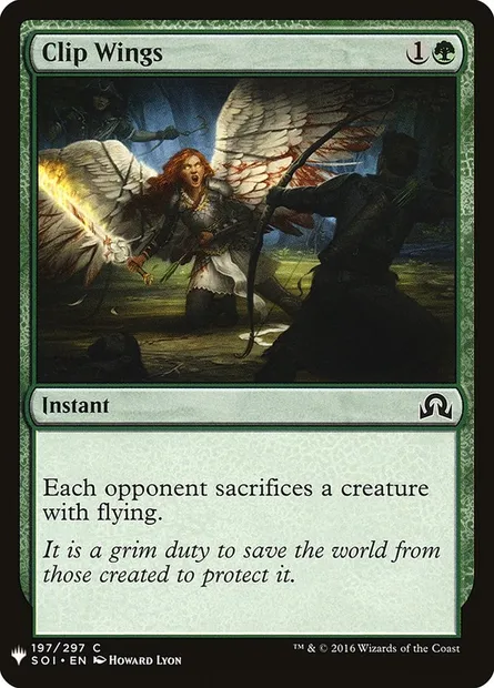 Clip Wings, Magic card PLST SOI-197 — The List set