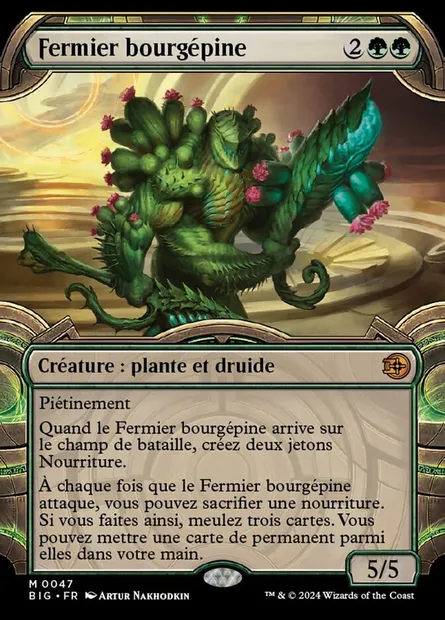 Fermier bourgépine, carte Magic BIG 47 — extension The Big Score
