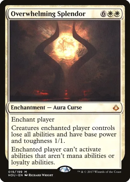 Overwhelming Splendor, Magic card HOU 19 — Hour of Devastation set