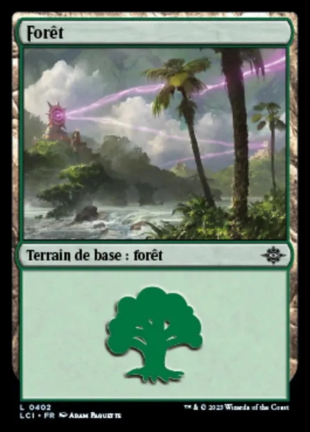 Forêt, carte Magic LCI 402 — extension The Lost Caverns of Ixalan