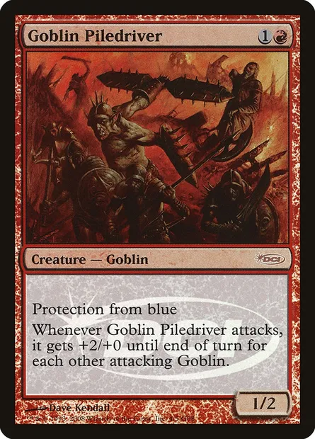 Goblin Piledriver, Magic card G08 4 — Judge Gift Cards 2008 set