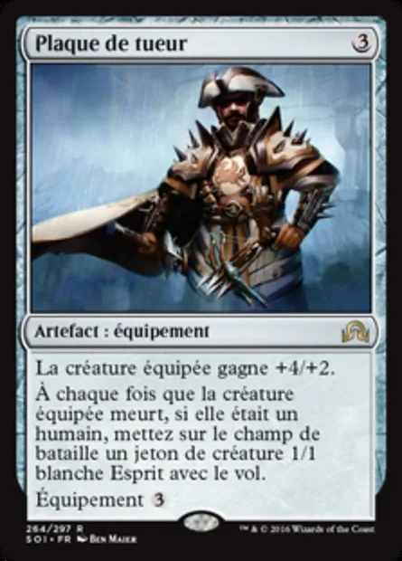 Plaque de tueur, carte Magic SOI 264 — extension Ténèbres sur Innistrad