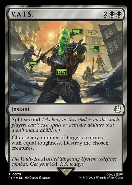V.A.T.S., Magic card PIP 578 — Fallout set