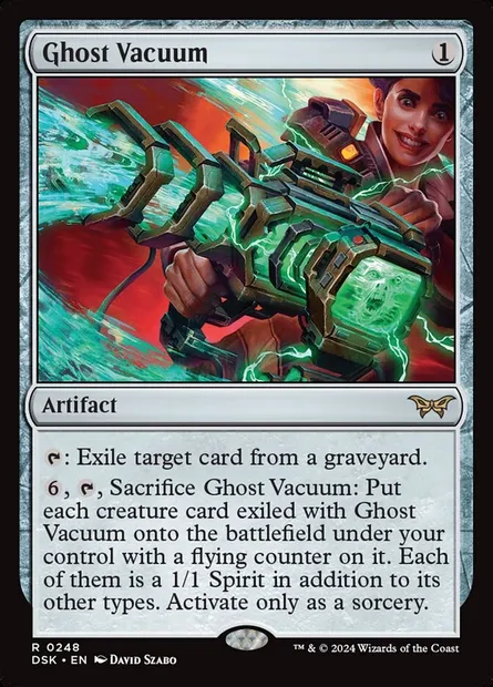Ghost Vacuum, Magic card DSK 248 — Duskmourn: House of Horror set