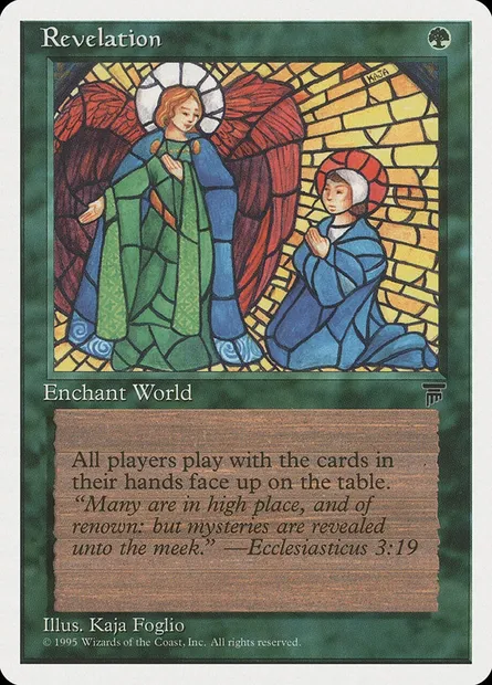 Revelation, Magic card CHR 68 — Chronicles set