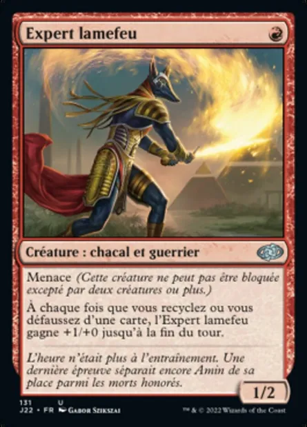 Expert lamefeu, carte Magic J22 131 — extension Jumpstart 2022