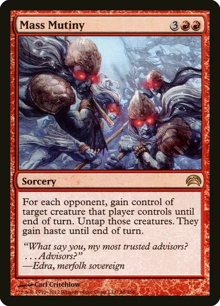 Mass Mutiny, Magic card PC2 48 — Planechase 2012 set