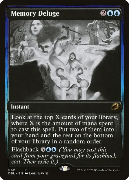Memory Deluge, Magic card DBL 62 — Innistrad: Double Feature set