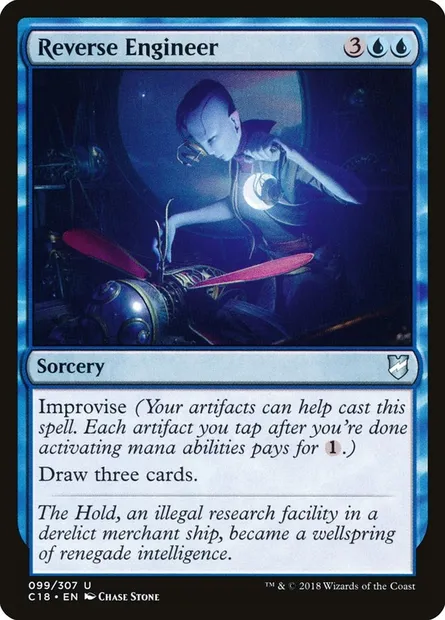 Reverse Engineer, Magic card C18 99 — Commander 2018 set