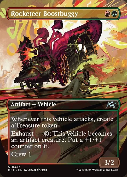 Rocketeer Boostbuggy, Magic card DFT 327 — Aetherdrift set
