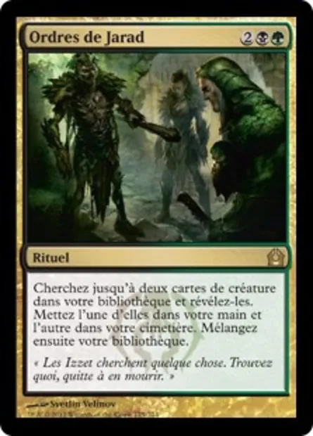 Ordres de Jarad, carte Magic RTR 175 — extension Retour à Ravnica