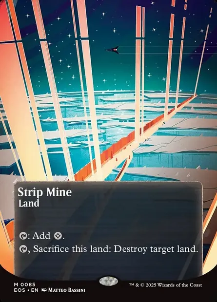 Strip Mine, Magic card EOS 85 — Edge of Eternities: Stellar Sights set