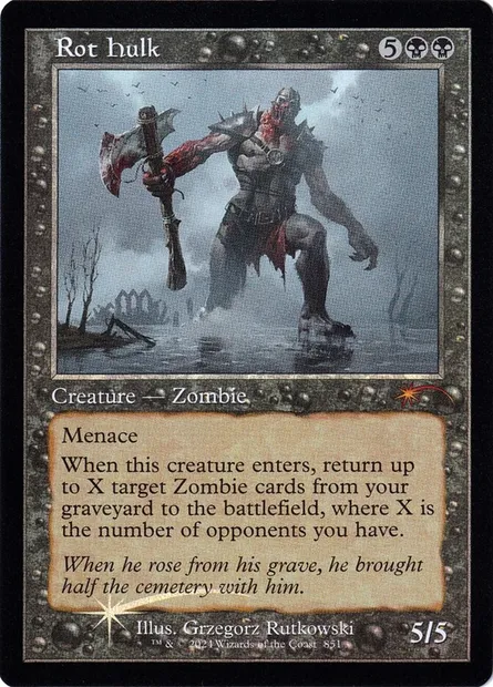 Rot Hulk, Magic card SLD 851 — Secret Lair Drop set