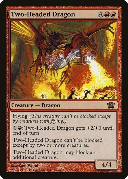 Two-Headed Dragon, Magic card 8ED 229★ — Eighth Edition set