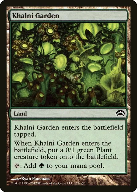 Khalni Garden, Magic card PC2 122 — Planechase 2012 set