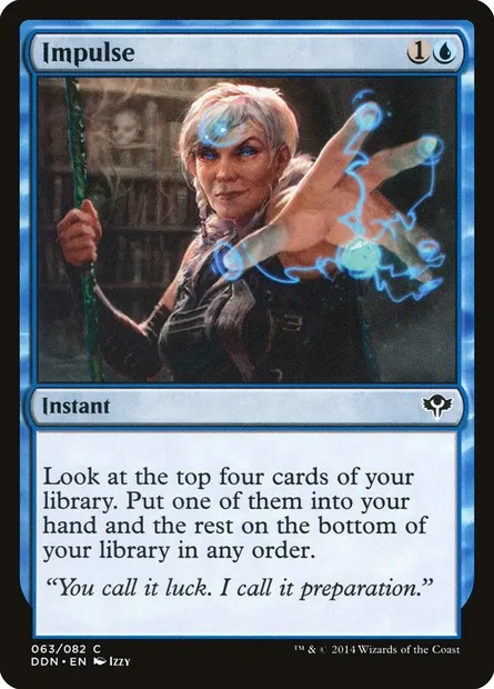 Impulse, Magic card DDN 63 — Duel Decks: Speed vs. Cunning set