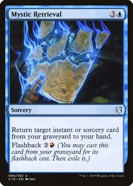 Mystic Retrieval, Magic card C19 90 — Commander 2019 set