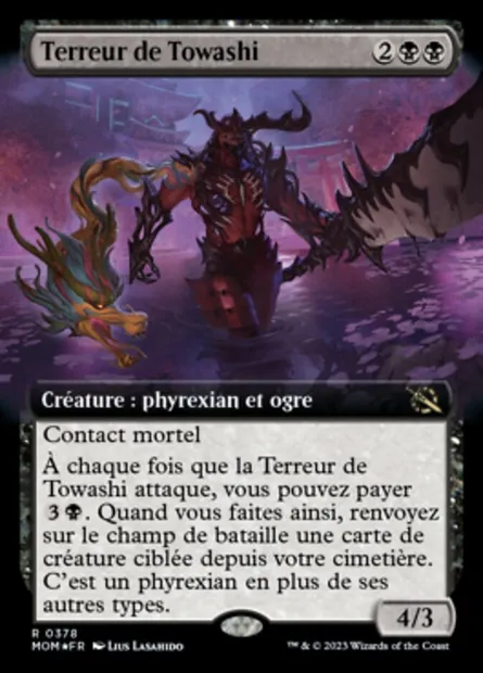Terreur de Towashi, carte Magic MOM 378 — extension L'invasion des machines