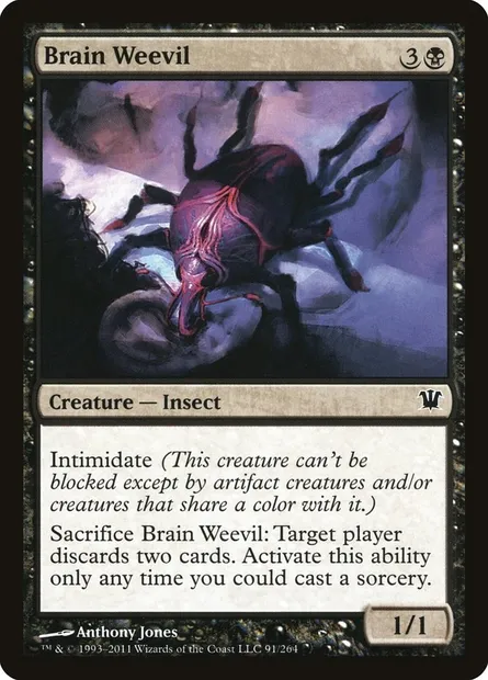 Brain Weevil, Magic card ISD 91 — Innistrad set
