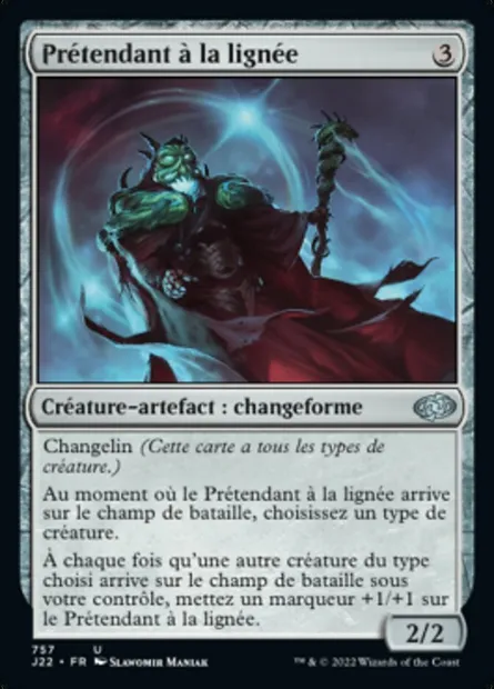 Prétendant à la lignée, carte Magic J22 757 — extension Jumpstart 2022