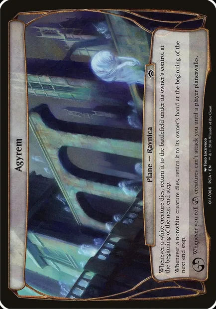 Agyrem, carte Magic OPCA 11 — extension Planechase Anthology Planes