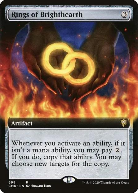 Rings of Brighthearth, Magic card CMR 698 — Commander Legends set