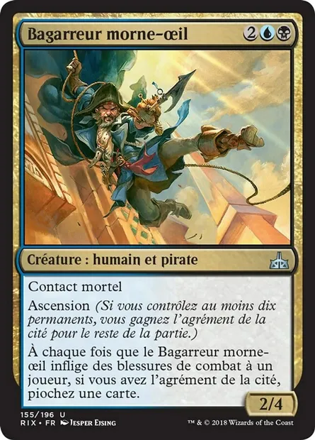 Bagarreur morne-œil, carte Magic RIX 155 — extension Les combattants d'Ixalan