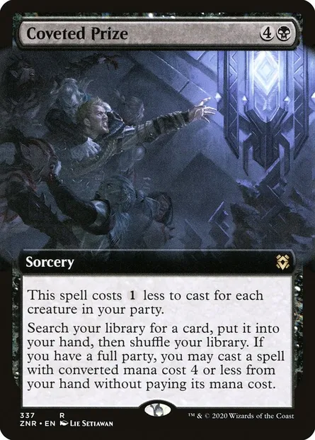 Coveted Prize, Magic card ZNR 337 — Zendikar Rising set