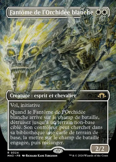 Fantôme de l'Orchidée blanche, carte Magic MH3 324 — extension Modern Horizons 3