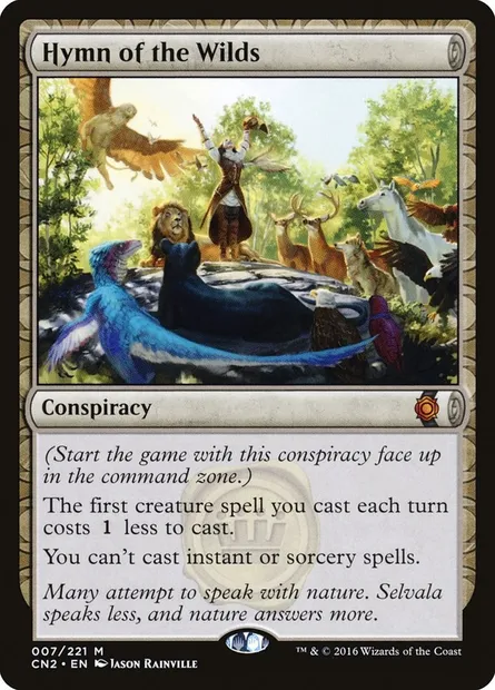 Hymn of the Wilds, Magic card CN2 7 — Conspiracy: Take the Crown set