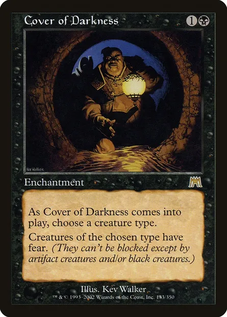 Cover of Darkness, Magic card ONS 133 — Onslaught set