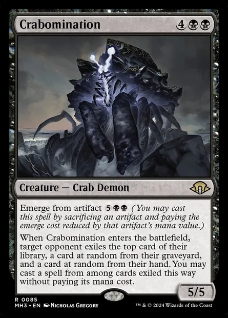 Crabomination, Magic card MH3 85 — Modern Horizons 3 set