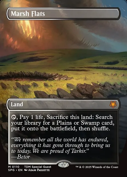 Marsh Flats, Magic card SPG 110 — Special Guests set