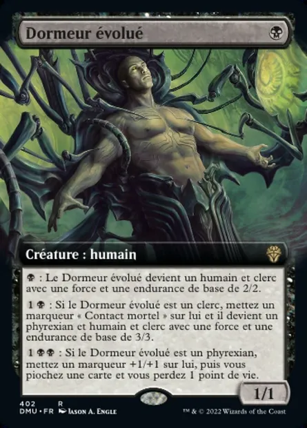 Dormeur évolué, carte Magic DMU 402 — extension Dominaria Uni