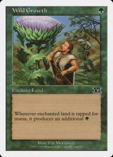 Wild Growth, Magic card 6ED 268 — Classic Sixth Edition set