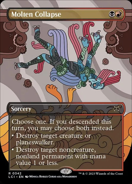 Molten Collapse, Magic card LCI 342 — The Lost Caverns of Ixalan set