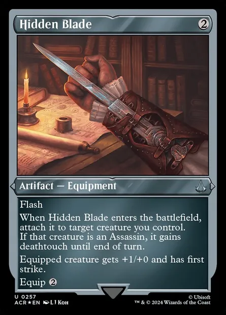 Hidden Blade, Magic card ACR 257 — Assassin's Creed set