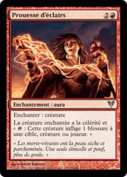 Prouesse d'éclairs, carte Magic AVR 145 — extension Avacyn ressuscitée