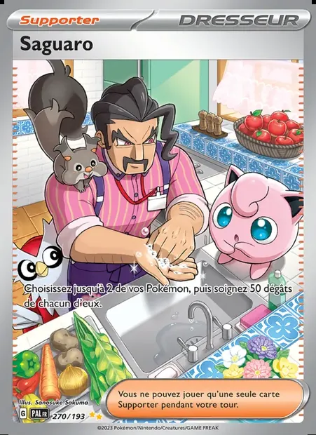 Saguaro, carte Pokémon PAL 270 — extension Évolutions à Paldea