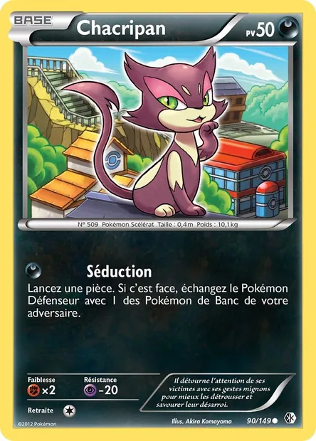 Chacripan, carte Pokémon BCR 90 — extension Frontières Franchies
