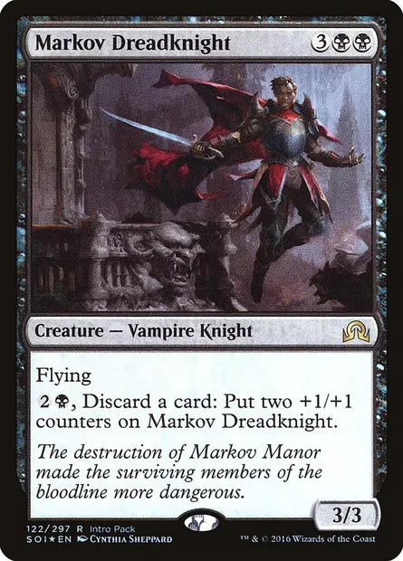 Markov Dreadknight, Magic card PSOI 122 — Shadows over Innistrad Promos set