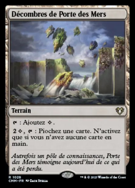Décombres de Porte des Mers, carte Magic CMM 1028 — extension Commander Masters
