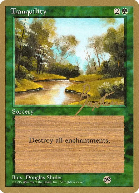 Tranquility, Magic card PTC gb277sb — Pro Tour Collector Set set