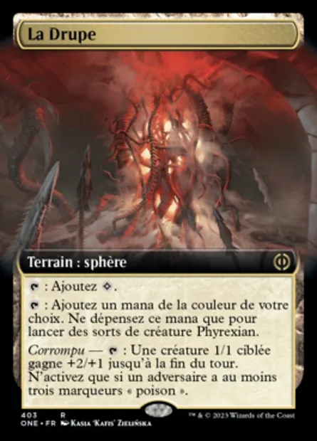 La Drupe, carte Magic ONE 403 — extension Tous Phyrexians